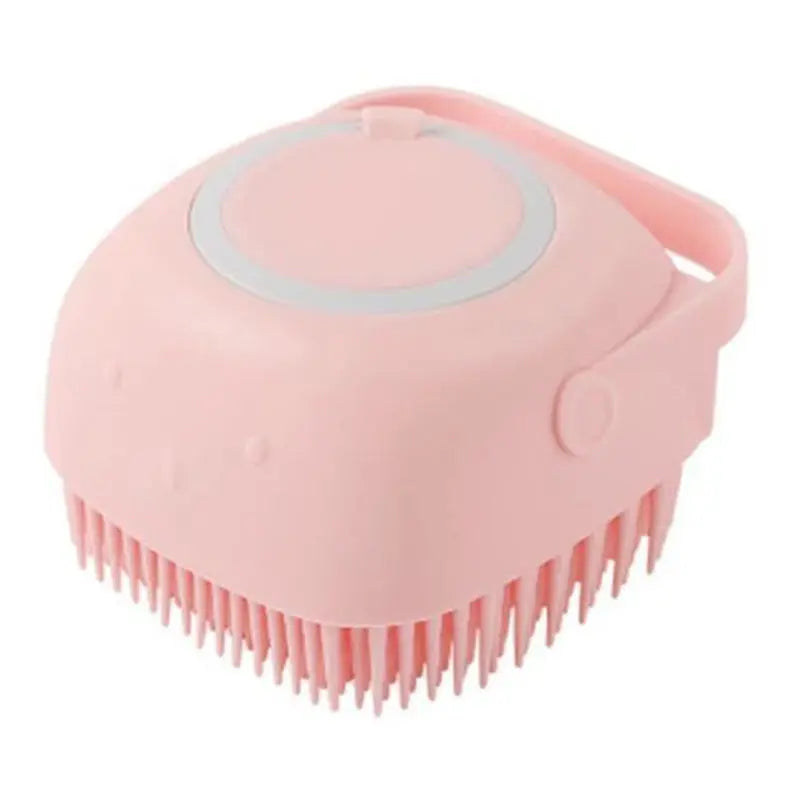 Silicone Dog Bath Brush with Shampoo Dispenser - Doggo Nest