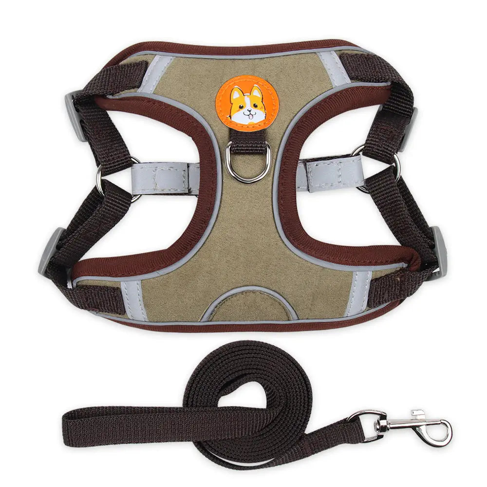 Reflective Dog Harness with Leash - Doggo Nest