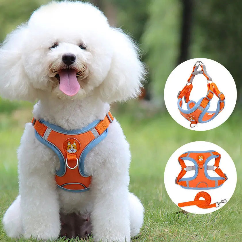 Reflective Dog Harness with Leash - Doggo Nest