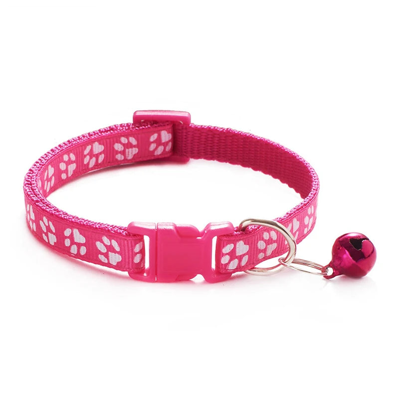 Hot Dog style collar with bell for small breeds - Doggo Nest