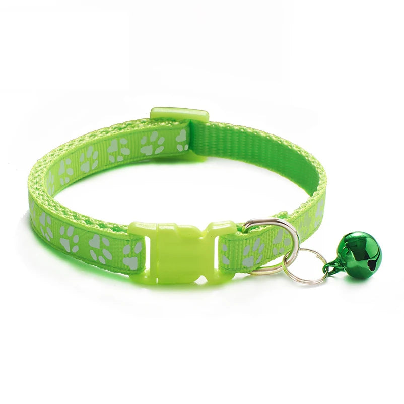 Hot Dog style collar with bell for small breeds- Doggo Nest