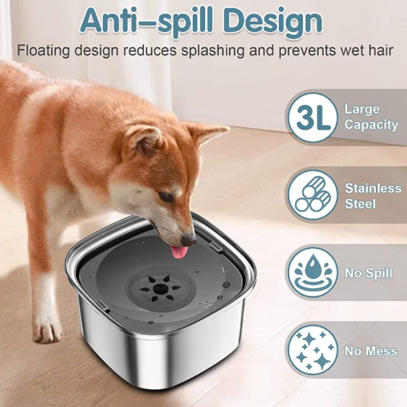 Stainless Steel Dog Water Bowl - Doggo Nest