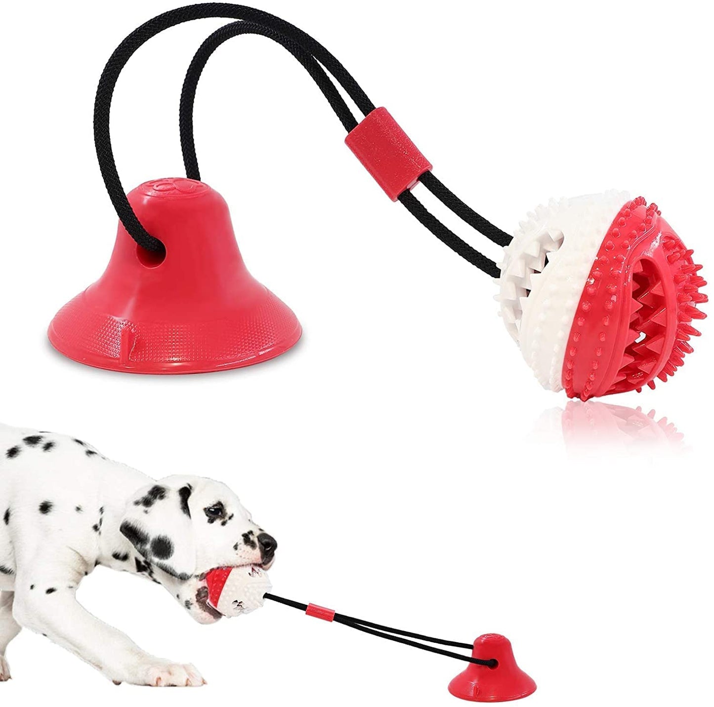 Suction Cup Tug Dog Toy with Bells for Dogs - Doggo Nest