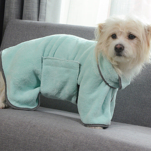 Quick-Dry Dog Bathrobe Towel - Doggo Nest