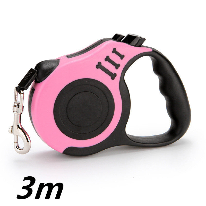Retractable Dog Leash with One-Hand Brake