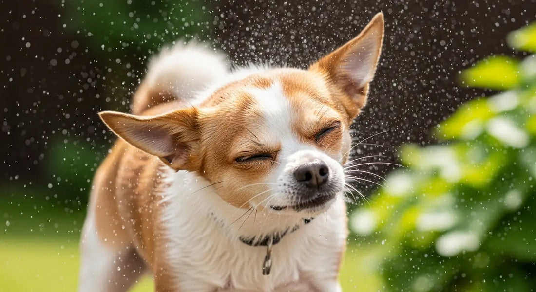 Shaking in dogs - small Chihuahua trembling showing common dog shaking behavior