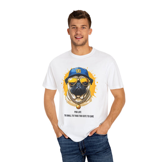 Funny Pug Life T-Shirt – Cute Dog Lover Gift – Hip Hop Pet Graphic Tee
