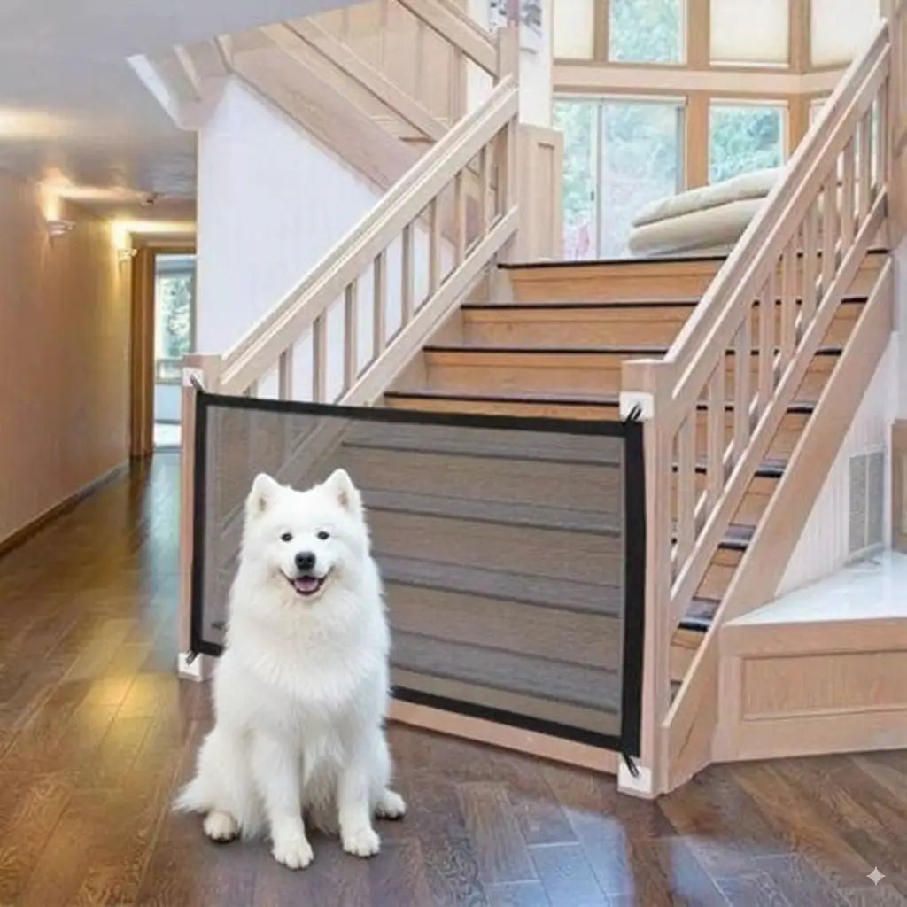 Folding Pet Gate – Portable Safety Barrier for Dogs - Doggo Nest
