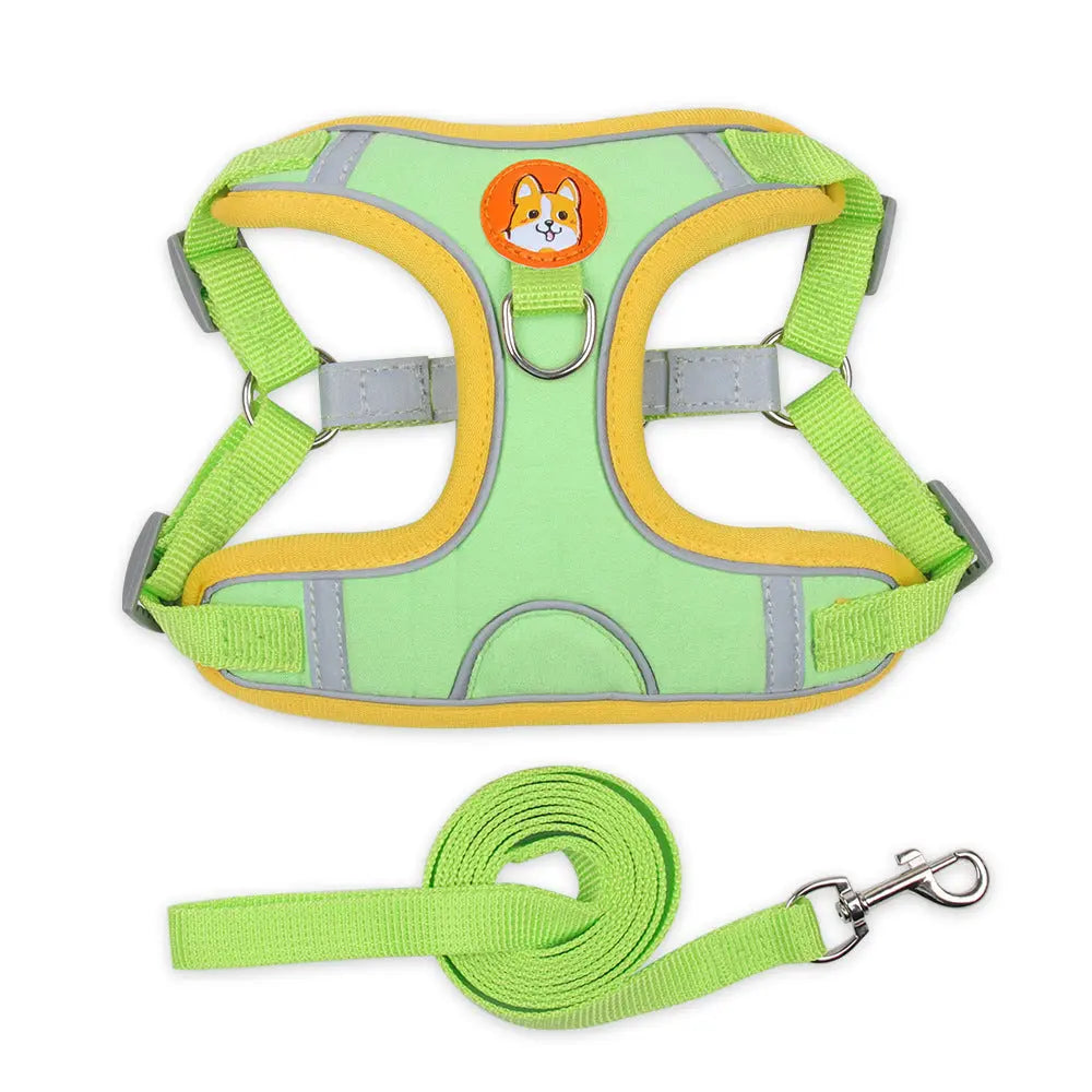 Reflective Dog Harness with Leash - Doggo Nest