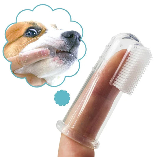 Super Soft Silicone Pet Finger Toothbrush - Doggo Nest